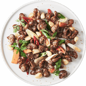 통마늘 모래집볶음